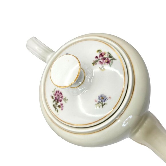 Zeh Scherzer Bavaria 60 Jahre Floral Tea/Coffee Set Pot 4 Cups Vintage Porcelain - Picture 14 of 16